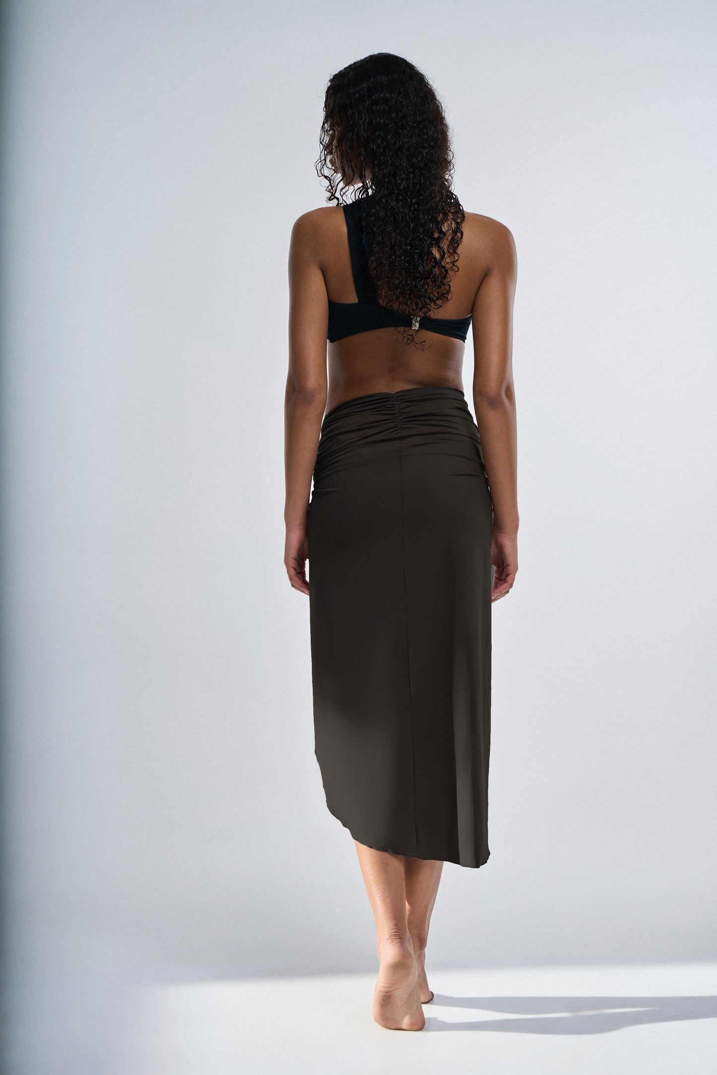 Onyx Sarong Skirt / Black