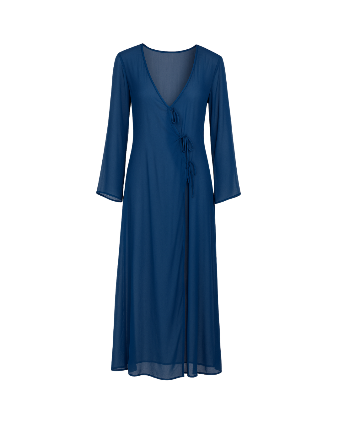 The Alhena Kimono / Blue Silk Chiffon