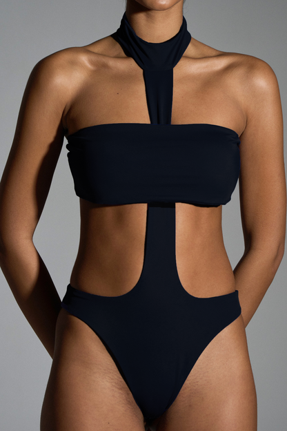 Noir Nostalgia 90s Inspired Monokini